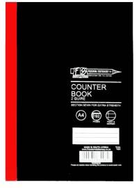 BOOK COUNTER A4 2 QUIRE 192 PG FM 2024