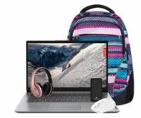 NOTEBOOK LENOVO INTEL CELERON 15.6 INCH 8GB RAM 256GB SSD WIN 11 H BAG+MOUSE+HEADPHONE+ POWERBANK PINK