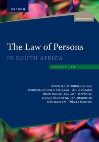 LAW OF PERSONS IN SA