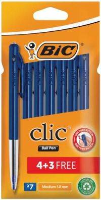 PEN BIC CLIC M 4+3 BIC230 BLUE