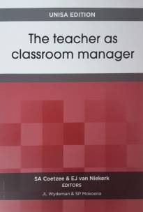 TEACHER AS CLASSROOM MANAGER