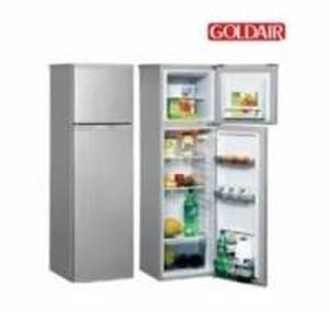 goldair side by side fridge freezer black gfr 500b